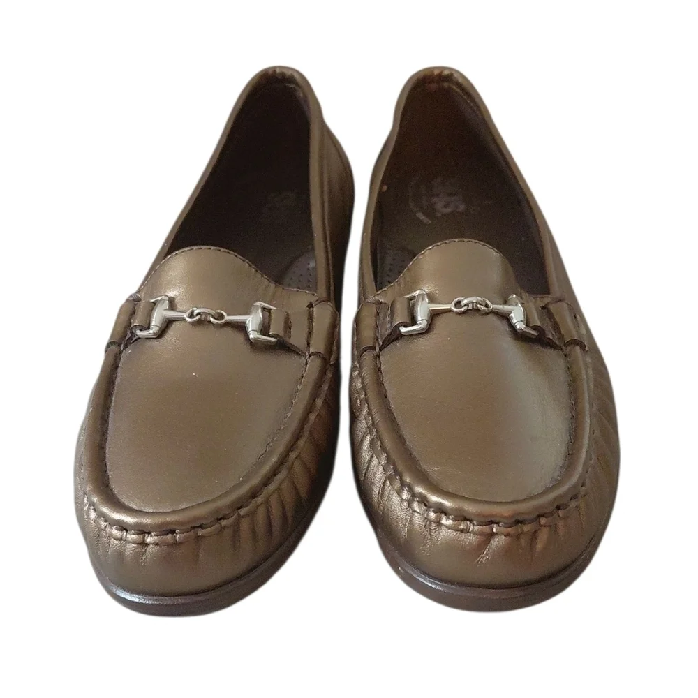 SAS Black Flats Comfortable Loafers